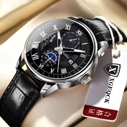 Men Watch Fashion Top Luxury Sport Men's Wristwatch Waterproof Luminous Leather