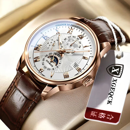 Men Watch Fashion Top Luxury Sport Men's Wristwatch Waterproof Luminous Leather