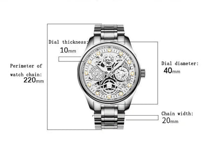 UTHAI Men's Watch Business Light Luxury high-end Brand Versatile Clock Watches