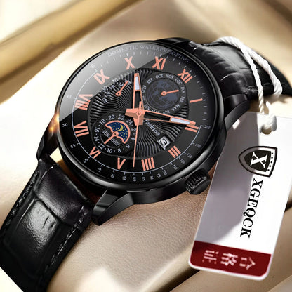 Men Watch Fashion Top Luxury Sport Men's Wristwatch Waterproof Luminous Leather